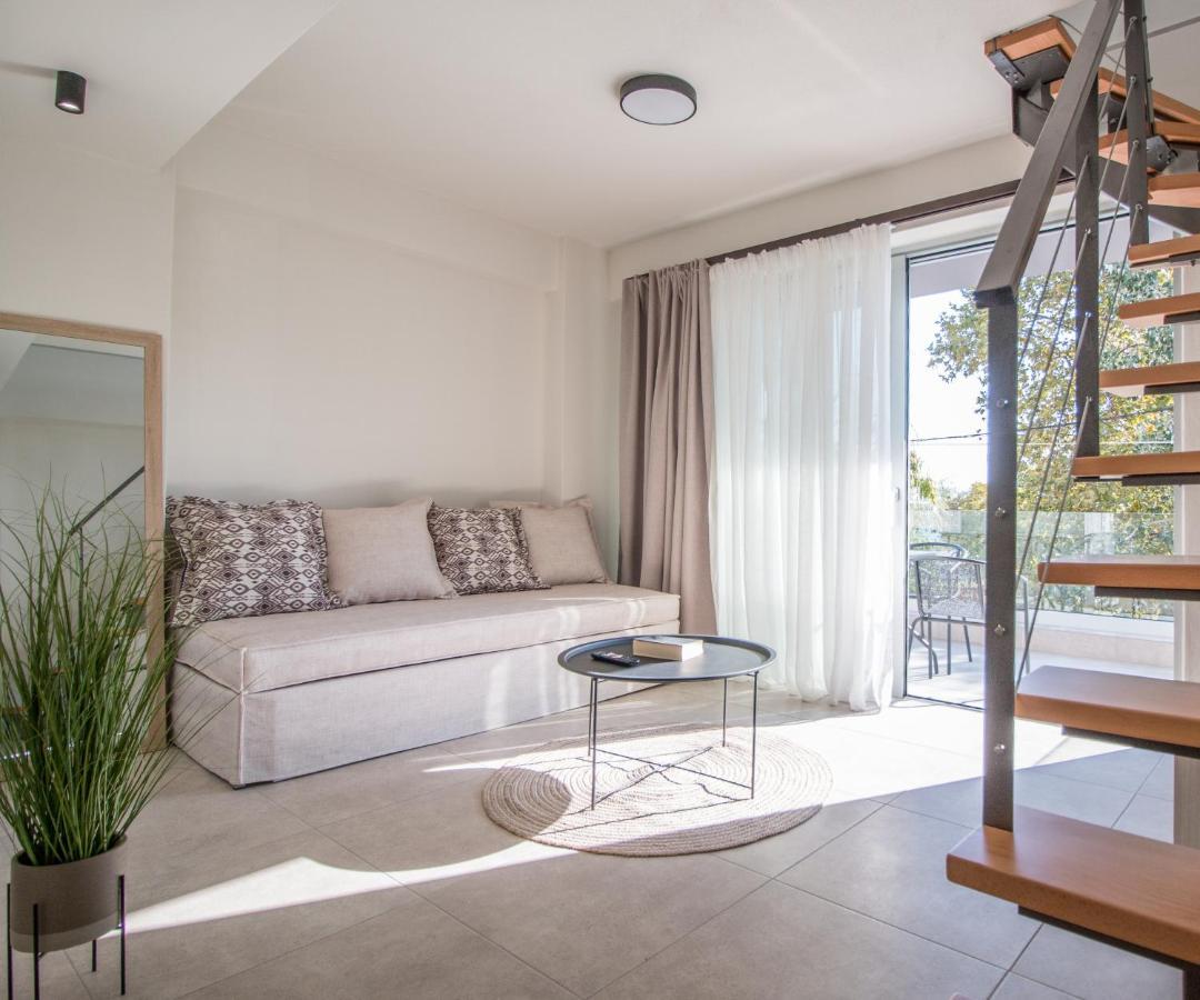 Aelia Seaside Luxury Suites Nea Karvali Bagian luar foto