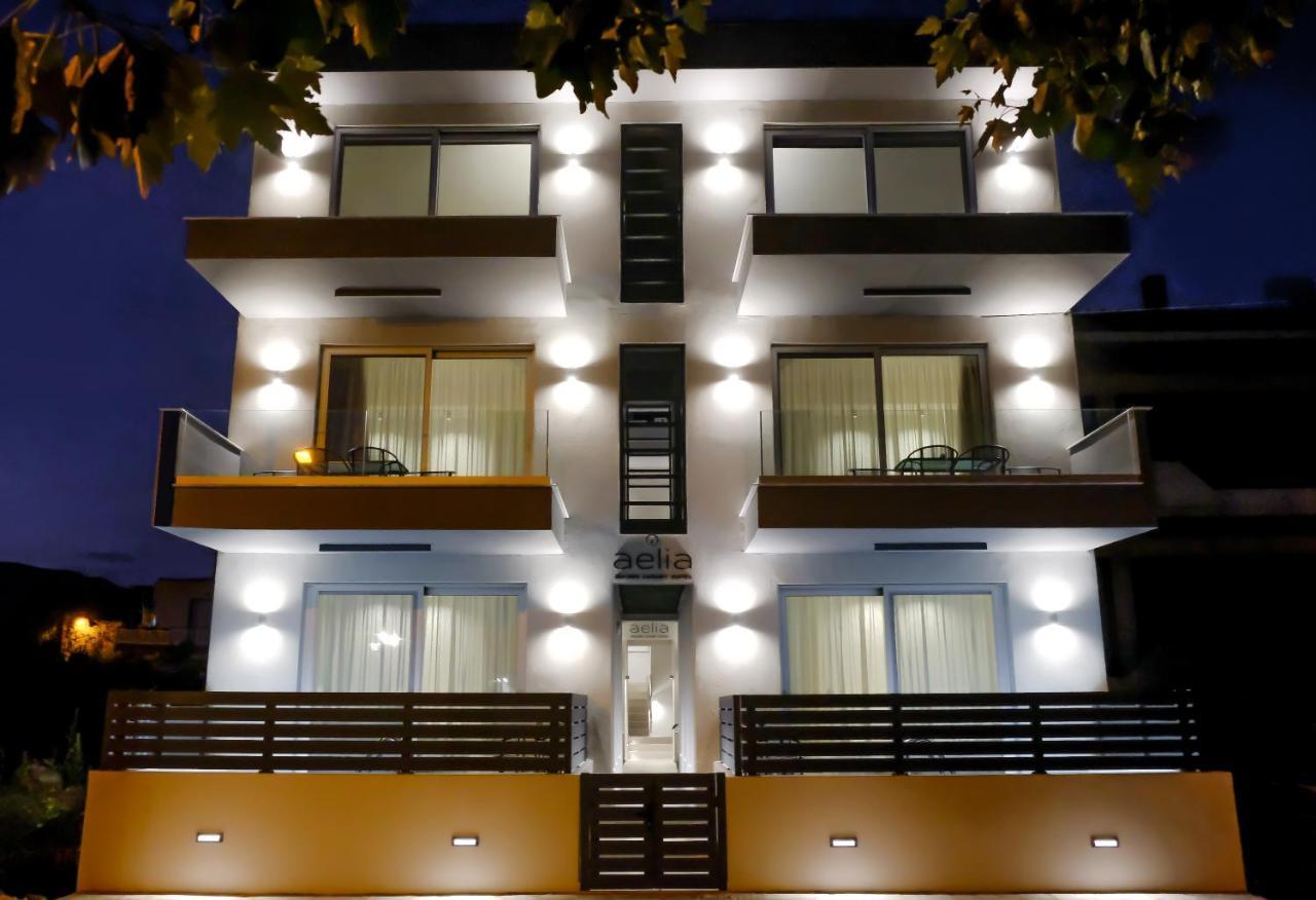 Aelia Seaside Luxury Suites Nea Karvali Bagian luar foto